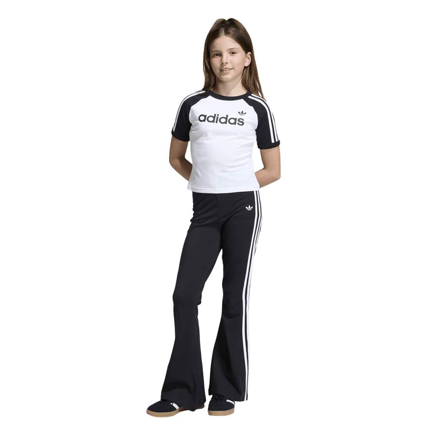 3 stripes flared leggings da bambina Adidas | KC8645X